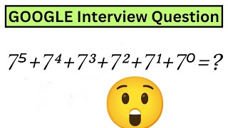 Only 1 Solved This Math Problem