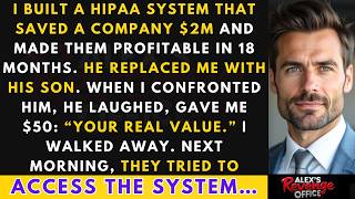 I Saved Their Company. He Replaced Me With His Son. Fatal Mistake. | Corporate Revenge