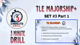 TLE MAJORSHIP | SET #3 September 2025-P1