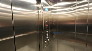 TK EOX MRL Traction Elevator @ Ravaudage Parking Garage, Winter Park, FL