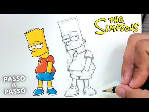 Como desenhar o Bart Simpson #desenhar #comodesenhar #bartsimpson