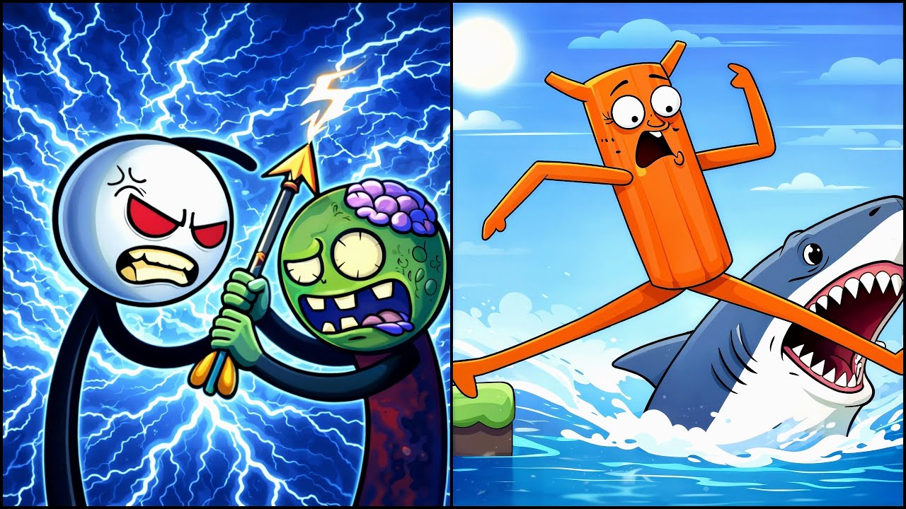 Stick Shoot Weegoon VS Meme Long Legs Weegoon - All Levels SpeedRun