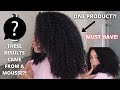 One And Done Wash & Go | Testing A Mousse On Thick Low Porosity 3c/4a Curls | Demo + Review!