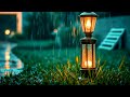 Rainy Night Ambience with Outdoor Lantern Light | Calming Rain Sounds for Sleep & Relaxation 🌧️🕯️