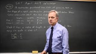SAT April 2019: Granite proportions - question #4-38