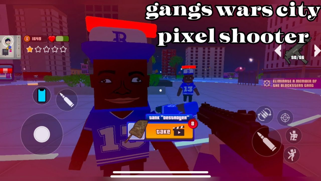 Gangwar Let’s play new game gangs wars city: pixel shooter || gangs war ...