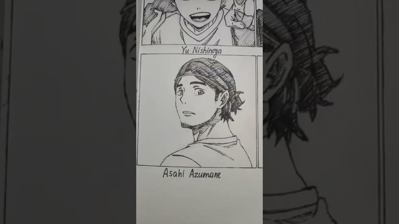 DRAWING ANIME | HAIKYUU!! 
