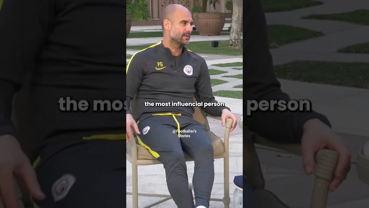 Pep Guardiola on the influence of the GREAT JOHAN CRUYFF 👏♥️⚽