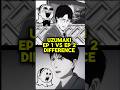 Uzumakis big difference between episodes #junjiito