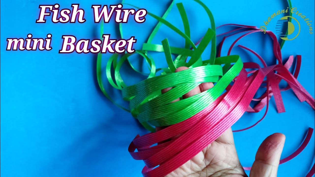 Fish Wire Mini Basket, Return Gift Ideas, Wire Tray for Beginners