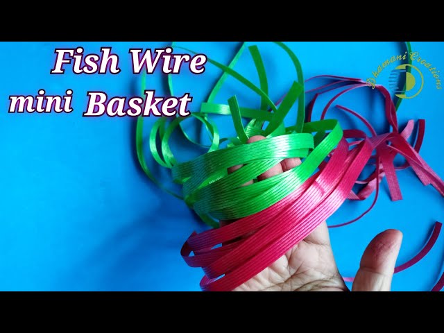 Fish Wire Mini Basket, Return Gift Ideas, Wire Tray for Beginners