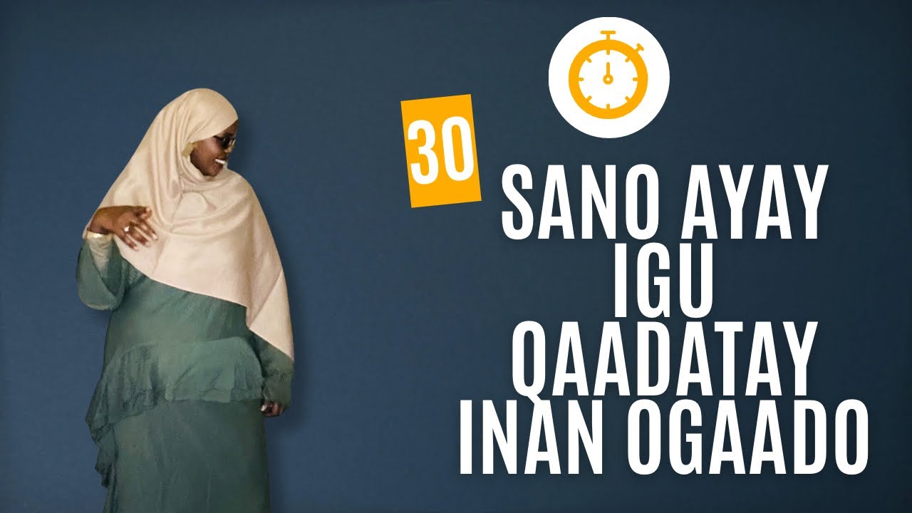 Waxan fahmay 30 sano ka dib… ( video gan ka dib noloshadu wey is badali doonta ).