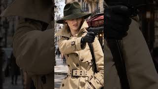 Hitwoman Maryla Paris Saint Germain 1976 #gloved #fedora #hitwoman #silencer gun