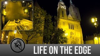 Daredevil base jumps off Cathedral | Life on the Edge