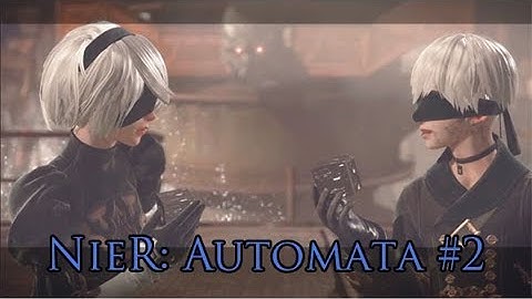 NieR: Automata Walkthrough #2 - No Commentary, Japanese Voice Audio