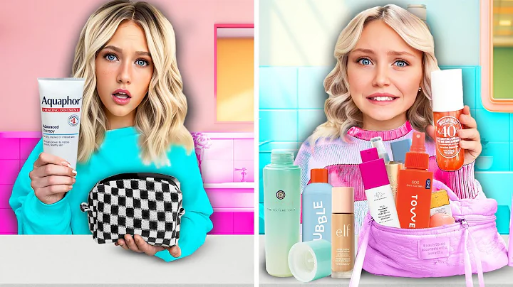 7 DAUGHTERS SWAP MAKEUP BAGS!! 👛💄