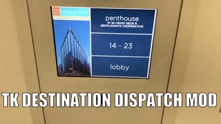 Westinghouse (mod. by TK Destination Dispatch) Traction Elevators - 111 W Jackson in Chicago, IL