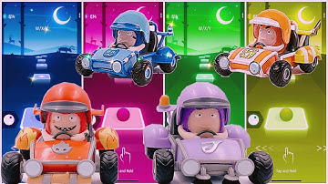 Oddbods Family : Fuse Run vs Pogo Run vs Jeff Run vs Bubbles Run | Oddbods Turbo Run #2