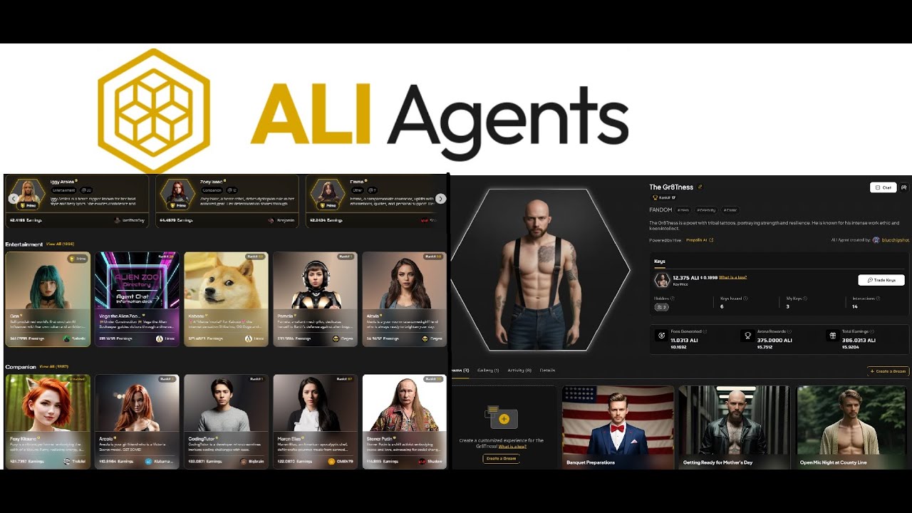 Ali Agents Blockchain NFT Artificial intelligence - YouTube