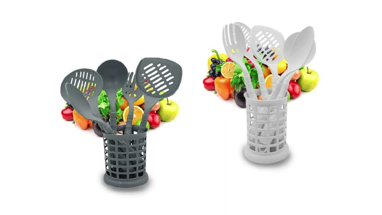 Lallisa 4 contenitori trasparenti per alimenti da 8 e 4 qt, con manici