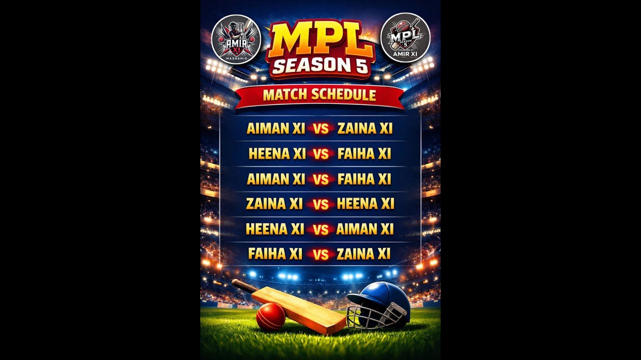 MADARSA PREMIER LEAGUE 2026 || MPL 2026 || SEASON 5 || DBN LIVE