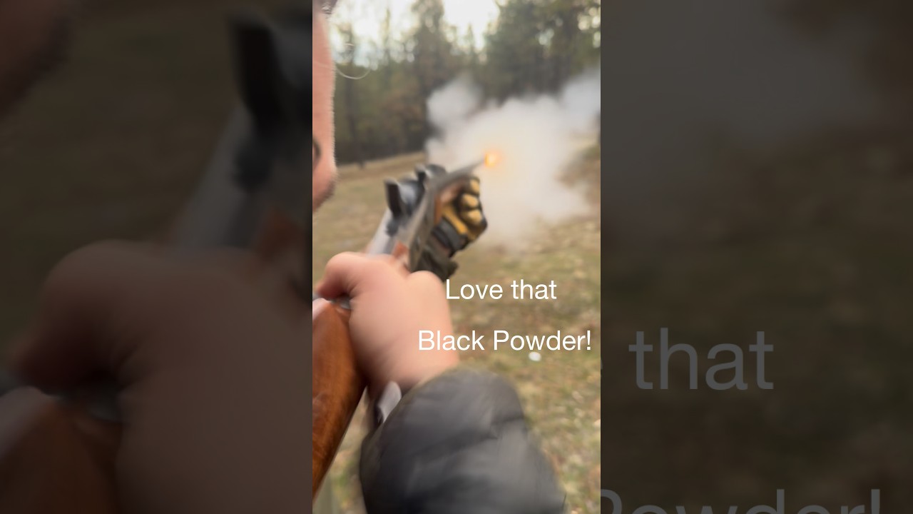 1897 Remington Rolling Block Rifle shooting .45-70 Black Powder