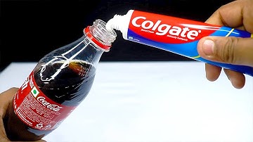 Voeg wat tandpasta toe aan je Coca Cola en je zult versteld staan!