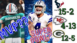 2022-2023 NFL Predictions! MVP? Playoffs? Super Bowl? Division Standings?