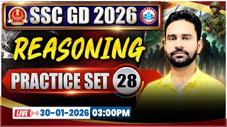 SSC GD Reasoning Classes 2026 | SSC GD Reasoning Practice Set 28 | SSC GD Reasoning By Rahul Sir