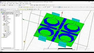 W-Band Planar Wide-Angle Scanning Antenna  HFSS Wealth