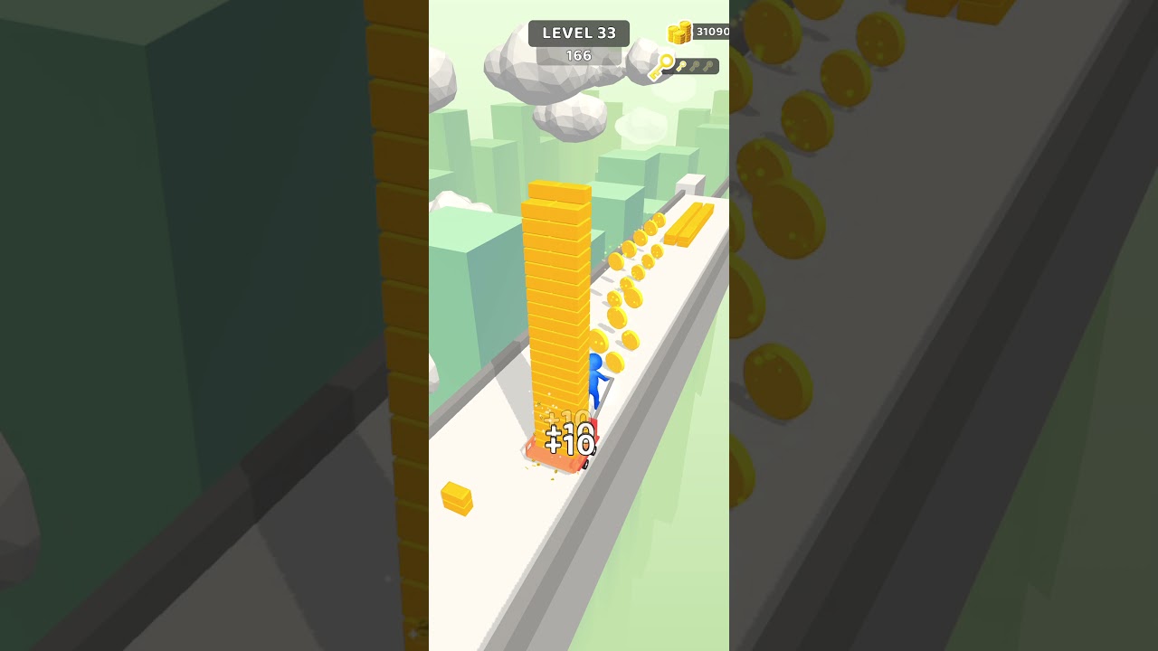 Brick Builder Gameplay level 33 TalhaPro Best Hyper Casual Offline Mobile Games Free Games 