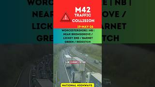 🚨 M42 COLLISION ⚠️ | NB LANE CLOSURES REMAIN ❌ | WORCESTERSHIRE #ukroads #alert #incident #traffic
