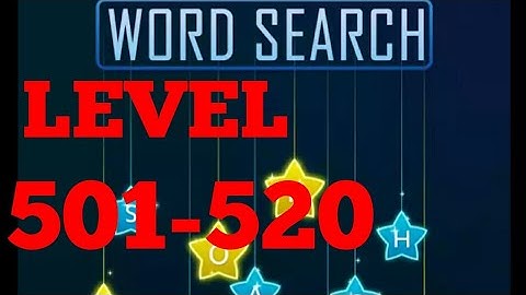 (Level 501-520) Word Connect - Word Cookies