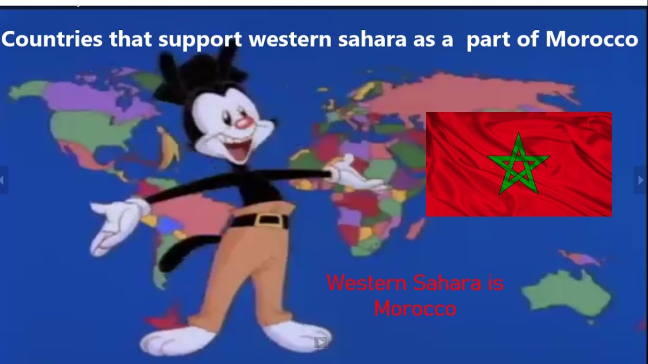 Yakko's world but countries support Morocco over control of western