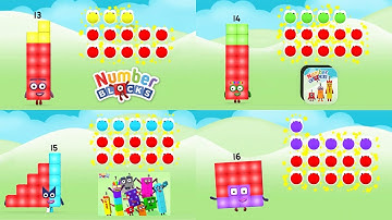Numberblocks Fun Games | Full Episode | Learn to Count 13 - 16 |  Meet The Numberblocks