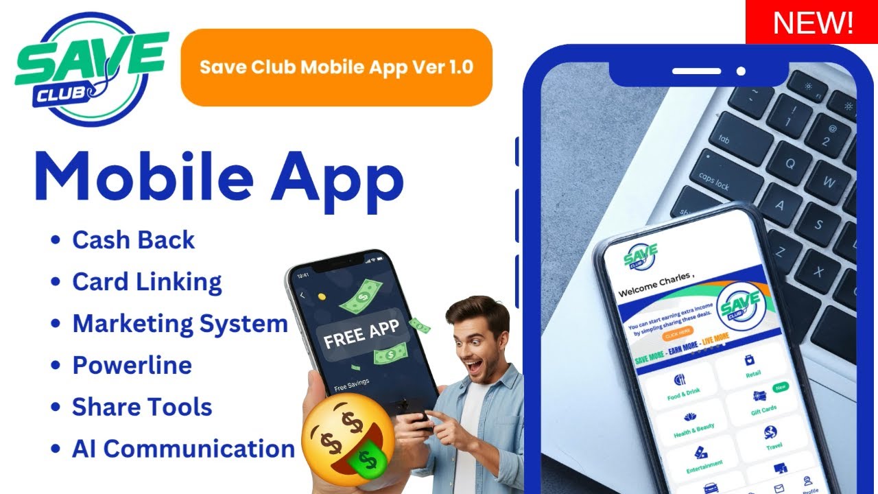 Save Club App Launch | How to Earn with a Free App (Live Webinar Replay – July 16, 2025)