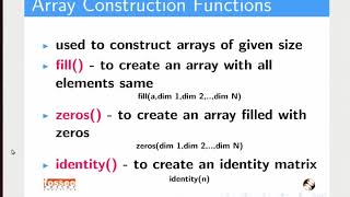 Array Functions and Operations - Marathi