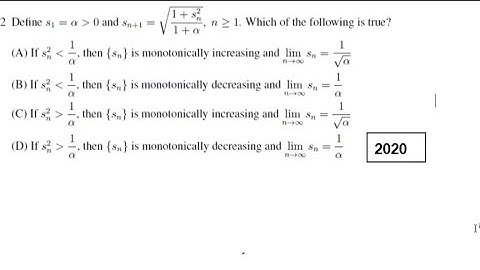 JAM 2020 Real Analysis.