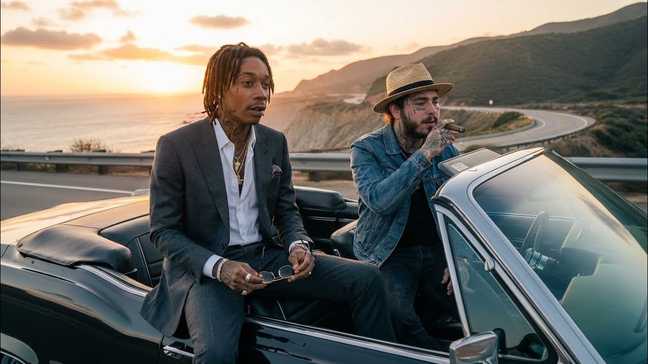 Post Malone ft wiz khalifa - I Miss You Most at 2AM lyrics video emotional Rap 