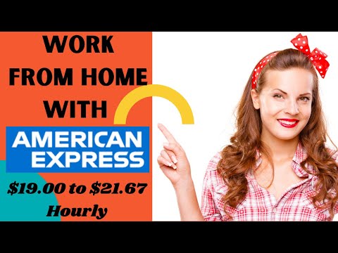 Work From Home With American Express
