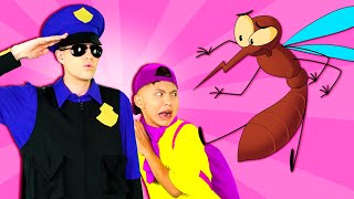 Itchy Itchy Song | Mosquito, Go Away 🦟 + Police Officer Song 👮‍♂️🚓🚨 | Dominoki Kids Songs