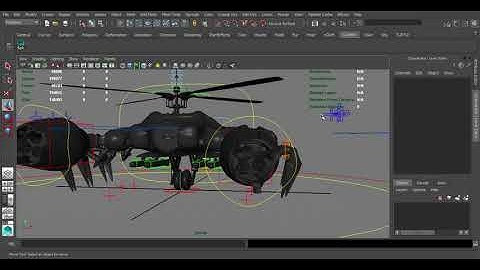 Robotic Scorpio Rig in Autodesk Maya