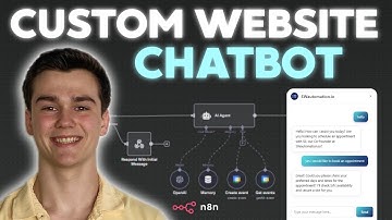 How To Built an AI Website Chatbot That Books Appointments With n8n! (step-by-step Tutorial)