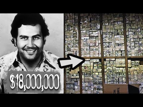पाब्लो एस्कोबार $18 मिलियन नकद उनकी मृत्यु के 27 साल बाद एक दीवार के पीछे पाया गया