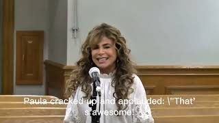 Paula Abdul Helps Judge Caprio – Sings 'Straight Up' in Court! ❤️