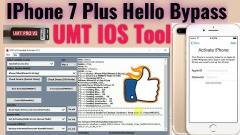 How To Bypass Hello Screen Iphone 7 Plus With UMT IOS Tool | iphone 7 Plus icloud Bypass With UMT