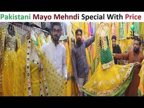 pakistani mehndi dresses with price