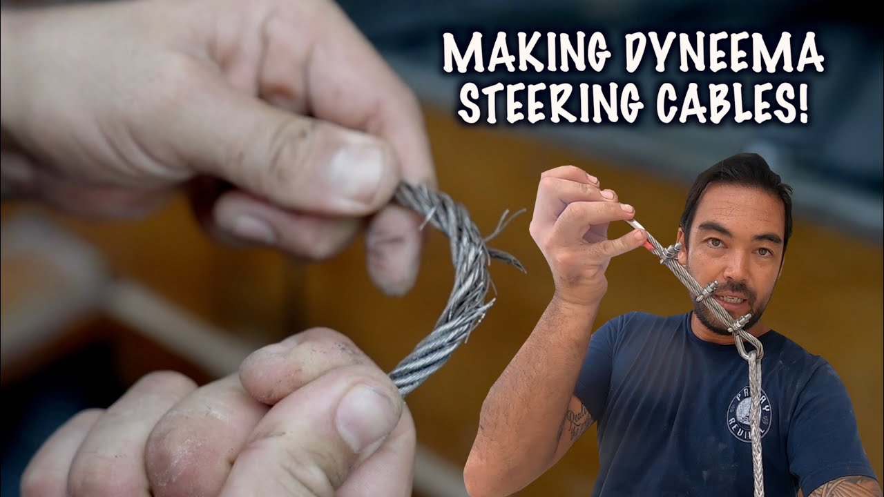 REPLACING STEERING CABLES + FINDNG MORE CRACKS IN HULL!! – Episode 127