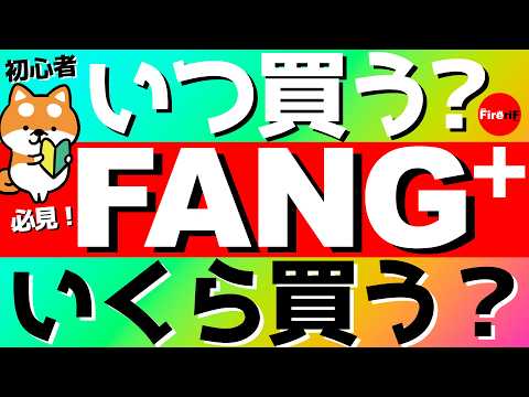 【FANG+】🔰いつ買う？いくら買う？買い方を徹底解説‼️ #投資信託 #投資初心者 #fang