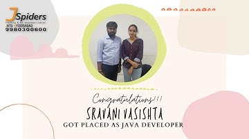 CONGRATULATIONS P.SRAVANI PLACED AS JAVA DEVELOPER